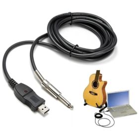 KABEL DO GITARY USB 3.0 JACK 3 METRY