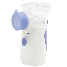 INHALATOR SIATECZKOWY NEBULIZATOR PRZENOŚNY Z KABLEM USB BIAŁY CICHY LEKKI