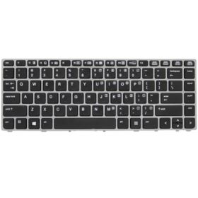 KLAWIATURA HP ELITEBOOK FOLIO 9470M 9480M 697685-001 Z SREBRNĄ RAMKĄ