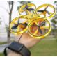 MINI DRON UFO AIRCRAF STEROWANY GESTEM RC ŻÓŁTY