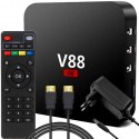 SMART TV BOX ANDROID 10.1 4K SCISHION V88 Z KABLEM HDMI I PILOTEM