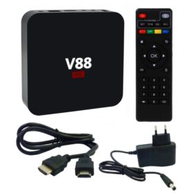 SMART TV BOX ANDROID 10.1 4K SCISHION V88 Z KABLEM HDMI I PILOTEM