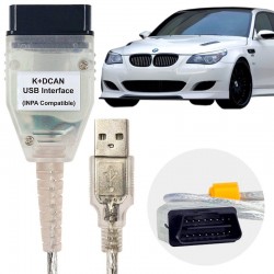 INTERFEJS DIAGNOSTYCZNY OBD2 K CAN USB BMW 1996-2008