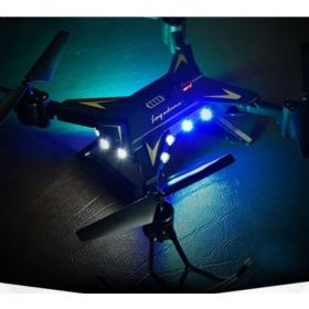 DRON QUADROCOPTER KY601S CZARNY Z PILOTEM I AKCESORIAMI