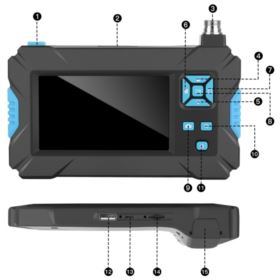 KAMERA INSPEKCYJNA P30 ENDOSKOP Z MONITOREM LCD