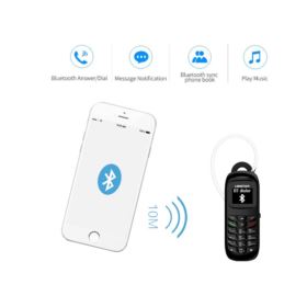 GTSTAR BM70 L8STAR MINI TELEFON CZARNY SŁUCHAWKA BLUETOOTH