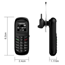 GTSTAR BM70 L8STAR MINI TELEFON CZARNY SŁUCHAWKA BLUETOOTH