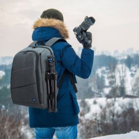 PLECAK FOTOGRAFICZNY WODOODPORNY NA APARAT I AKCESORIA FOTOGRAFICZNE