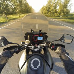 UNIWERSALNY LICZNIK MOTOCYKLOWY CYFROWY LED 7 KOLORÓW