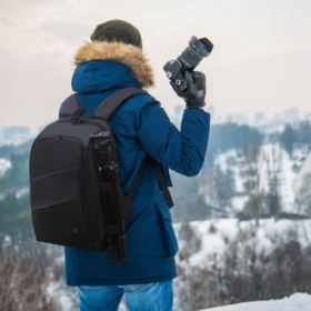 PLECAK NA APARAT I AKCESORIA FOTOGRAFICZNE PULUZ CZARNY WODOODPORNY