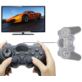 PAD BEZPRZEWODOWY GAMEPAD ANDROID Z ADAPTEREM USB CZARNY 2.4GHZ