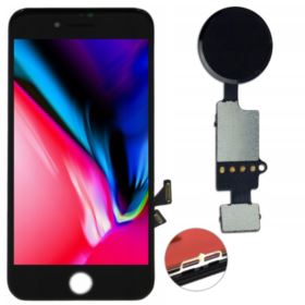 WYŚWIETLACZ Z DIGITIZEREM APPLE IPHONE 8 A1905 Z RAMKĄ SIATECZKĄ MESH I HOME