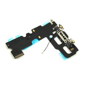 TAŚMA ŁADOWANIA IPHONE 7 A1660 A1778 Z MIKROFONEM HF I NARZĘDZIAMI GAT GNIAZDO CZARNE