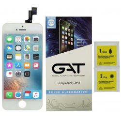 WYŚWIETLACZ I DIGITIZER IPHONE 5S I SZKŁO HARTOWANE GAT 2,5D