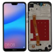 WYŚWIETLACZ I DIGITIZER HUAWEI P20 LITE ANE-AL00 ANE-LX1 ANE-LX2 ANE-LX3 CZARNY Z RAMKĄ FULL SET