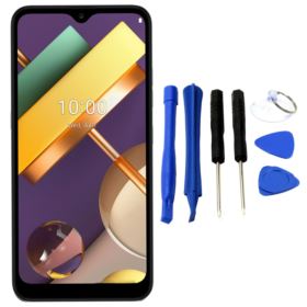 WYŚWIETLACZ Z DIGITIZEREM LG K22 LM-K200 K22 PLUS LM-K200BMW LMK200EMW Z NARZĘDZIAMI CZARNY