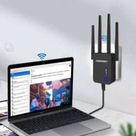 WZMACNIACZ SYGNAŁU WIFI COMFAST CF-WR754AC 1200MBPS CZARNY