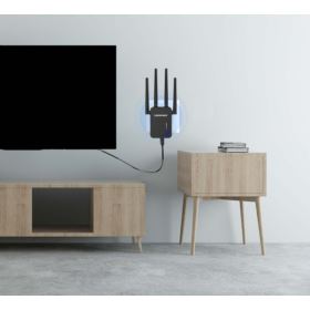 WZMACNIACZ SYGNAŁU WIFI COMFAST CF-WR754AC 1200MBPS CZARNY