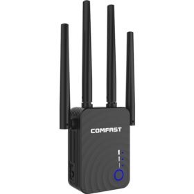 WZMACNIACZ SYGNAŁU WIFI COMFAST CF-WR754AC 1200MBPS CZARNY