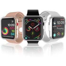 ETUI DO APPLE WATCH 5 6 SE 4 PRZEZROCZYSTE TPU 44MM