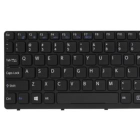 KLAWIATURA SONY VAIO SVE15 SVE151 SVE151C11M US Z RAMKĄ CZARNA