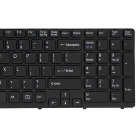 KLAWIATURA SONY VAIO SVE15 SVE151 SVE151C11M US Z RAMKĄ CZARNA