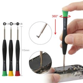 NARZĘDZIA DO IPHONE IPAD 21 ELEMENTÓW ZE ŚCIERECZKĄ