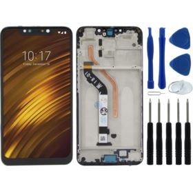 WYŚWIETLACZ Z DIGITIZEREM XIAOMI POCOPHONE F1 Z RAMKĄ I NARZĘDZIAMI CZARNY