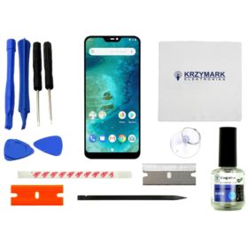 WYŚWIETLACZ DIGITIZER XIAOMI MI A2 LITE M1805D1SG REDMI 6 PRO Z ZESTAWEM NAPRAWCZYM CZARNY