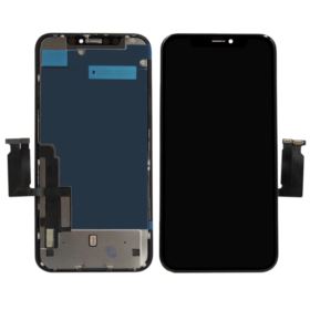 WYŚWIETLACZ Z DIGITIZEREM IPHONE XR A1984 A2105 A2106 Z RAMKĄ CZARNY