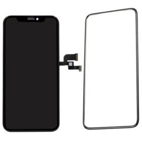 WYŚWIETLACZ I DIGITIZER IPHONE XS OLED I SZKŁO HARTOWANE 18D