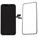 WYŚWIETLACZ I DIGITIZER IPHONE XS OLED I SZKŁO HARTOWANE 18D