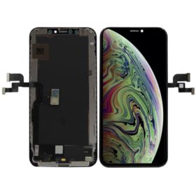 WYŚWIETLACZ I DIGITIZER IPHONE XS OLED I SZKŁO HARTOWANE 18D