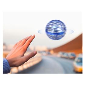 LATAJĄCA KULA BOOMERANG LED NIEBIESKA