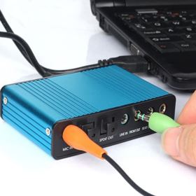ZEWNĘTRZNA KARTA DŹWIĘKOWA NA USB SURROUND 5.1 SPDIF