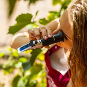 REFRAKTOMETR MIERNIK STĘŻENIA ALKOHOLU Z PIPETĄ I ŚRUBOKRĘTEM DO KALIBRACJI