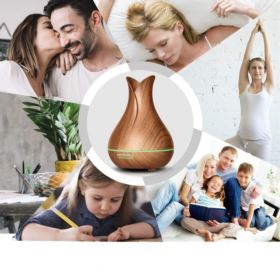 NAWILŻACZ POWIETRZA 300ML Z PODŚWIETLENIEM LED AROMIATERAPIA