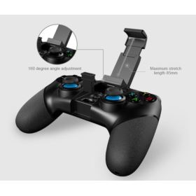 PAD IPEGA PG-9156 Z UCHWYTEM NA TELEFON I PRZYCISKIEM TURBO BLUETOOTH CZARNY