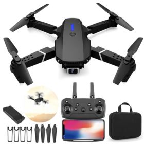 DRON Z KAMERĄ 4K LS-E525 Z PILOTEM I AKCESORIAMI CZARNY
