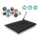 TABLET GRAFICZNY HUION H610 PRO V2 Z PIÓRKIEM RYSIKAMI I UCHWYTEM PH03