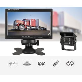 KAMERA COFANIA 8 DIOD IR Z MONITOREM 7 CALI PILOTEM I KABLEM 15 METRÓW