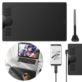 TABLET GRAFICZNY HUION HS610 Z PIÓREM I RYSIKAMI CZARNY