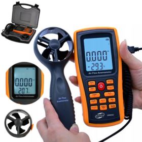 ANEMOMETR BENETECH GM8902 Z WALIZKĄ WIATROMIERZ