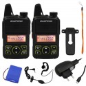 RADIOTELEFON Z LATARKĄ 2 SZTUKI BAOFENG MINI BF-T1