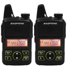 RADIOTELEFON Z LATARKĄ 2 SZTUKI BAOFENG MINI BF-T1