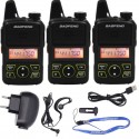 RADIOTELEFON 3 SZTUKI Z LATARKĄ BAOFENG MINI BF-T1
