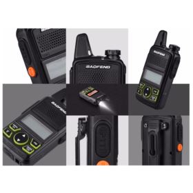 RADIOTELEFON 3 SZTUKI Z LATARKĄ BAOFENG MINI BF-T1
