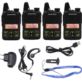 RADIOTELEFON Z LATARKĄ 4 SZTUKI BAOFENG MINI BF-T1