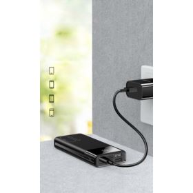 POWERBANK USAMS US-CD97 10000 MAH PD QC3.0 CZARNY