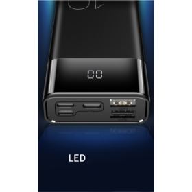 POWERBANK USAMS US-CD97 10000 MAH PD QC3.0 CZARNY